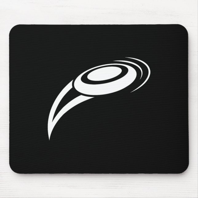 Disc Golf Player Golfer Gift Flying Disc Frisbee D Mouse Pad (Front)