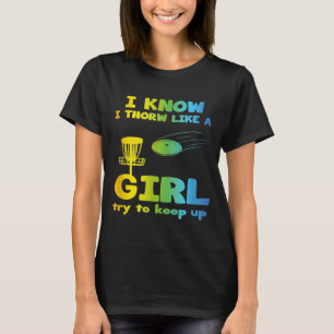 Disc Golf Player Golfing  For Women Girls  2 T-Shirt