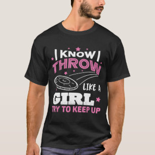 Disc Golf Player Golfing For Women Girls 5 T-Shirt