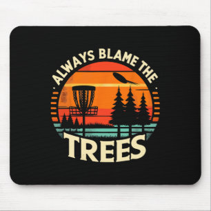Disc Golf Player Golfing Golfer Chain Smoker Men W Mouse Pad