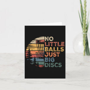 Disc Golf Player No Little Just Big Discs Sport Pl Card