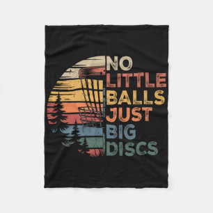 Disc Golf Player No Little Just Big Discs Sport Pl Fleece Blanket