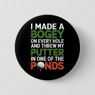 Disc Golf Players I Made A Hole In One Outdoor Spo 6 Cm Round Badge