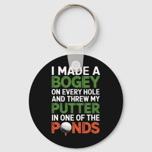 Disc Golf Players I Made A Hole In One Outdoor Spo Key Ring