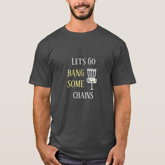 Disc Golf Quote Discing Humour Shirt (Front)
