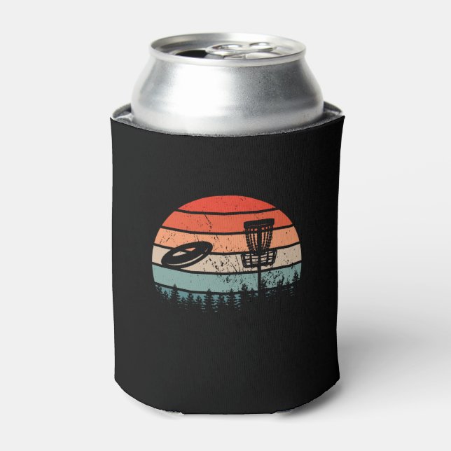Disc Golf Retro Can Cooler (Can Front)