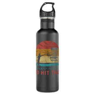 Disc Golf Retro Frisbee Golf Discs I'd Hit That Gi 710 Ml Water Bottle