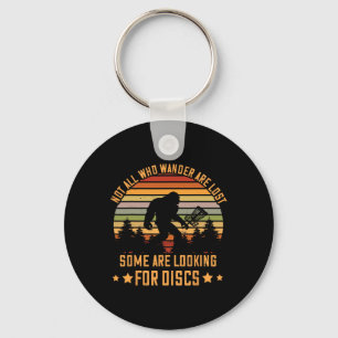 Disc Golf Retro Gorilla Frisbee Golf Some Are Look Key Ring