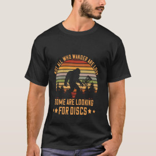 Disc Golf Retro Gorilla Frisbee Golf Some Are Look T-Shirt