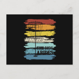Disc Golf Retro Postcard