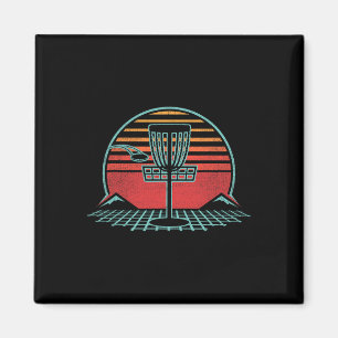 Disc Golf Retro Vintage 80s Style  Magnet