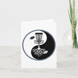 Disc Golf S For Men Women - Yin Yang Card