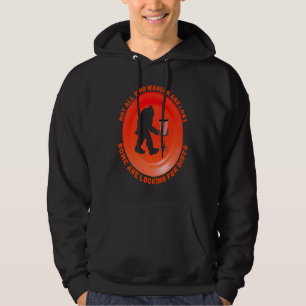 Disc Golf Sasquatch Not All Wander Lost Mens Women Hoodie