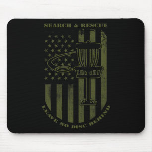 Disc Golf Search And Rescue Leave No Disc Behind G Mouse Pad