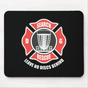 Disc Golf Search And Rescue Leave No Discs Behind  Mouse Pad