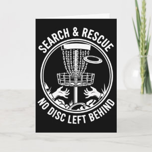 Disc Golf Search And Rescue No Disc Left Behind  Card