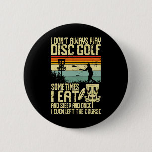 Disc Golf Shirt For Men Dad Disc Golf Player Disc 6 Cm Round Badge