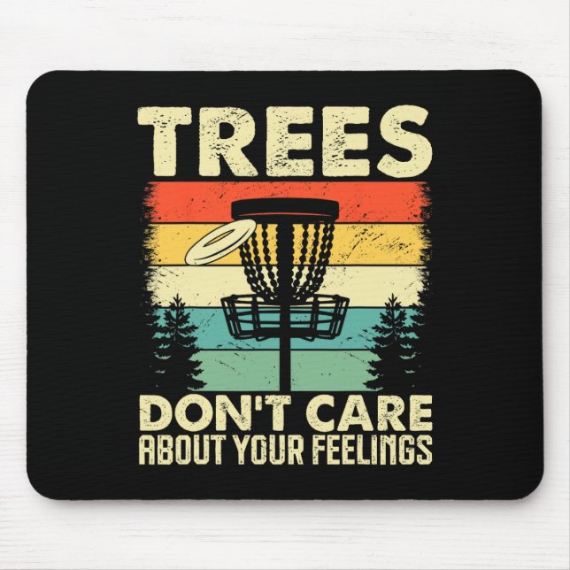 Disc Golf Shirt For Men Dad Disc Golf Player Disc  Mouse Pad (Front)