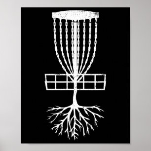 Disc Golf Sports Team Matching Fun Discing Art Ide Poster