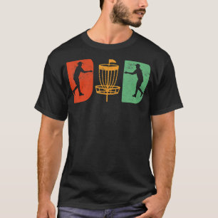 Disc Golf Sports  Vintage Disc Golf Dad Father's D T-Shirt