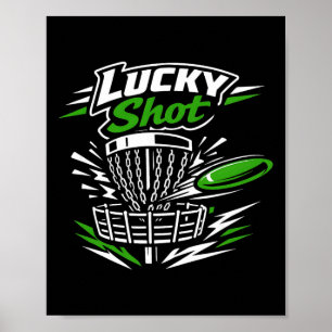 Disc Golf St. Patrick's Day Frolf Player Chain Ng Poster