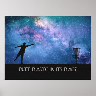 Disc Golf Stars Poster