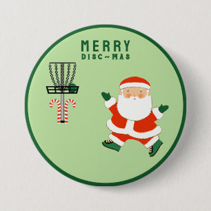 Disc Golf Stocking Stuffers 7.5 Cm Round Badge