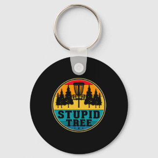 Disc Golf Stupid Tree - Disc Golf _1  Key Ring