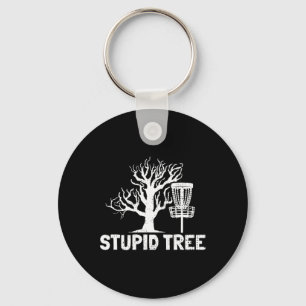 Disc Golf Stupid Tree Noun Dictionary Gifts Midran Key Ring