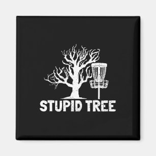 Disc Golf Stupid Tree Noun Dictionary Gifts Midran Magnet