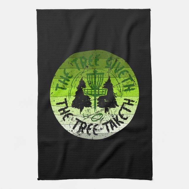 Disc Golf Tea Towel (Vertical)