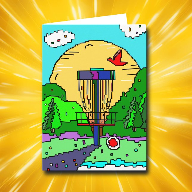 Disc Golf Themed Birthday Card (Creator Uploaded)