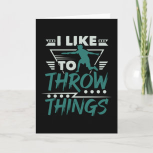 Disc Golf Throw Card