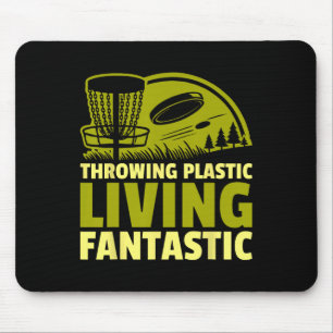 Disc Golf Throwing Plastic Living Fantastic Disc G Mouse Pad