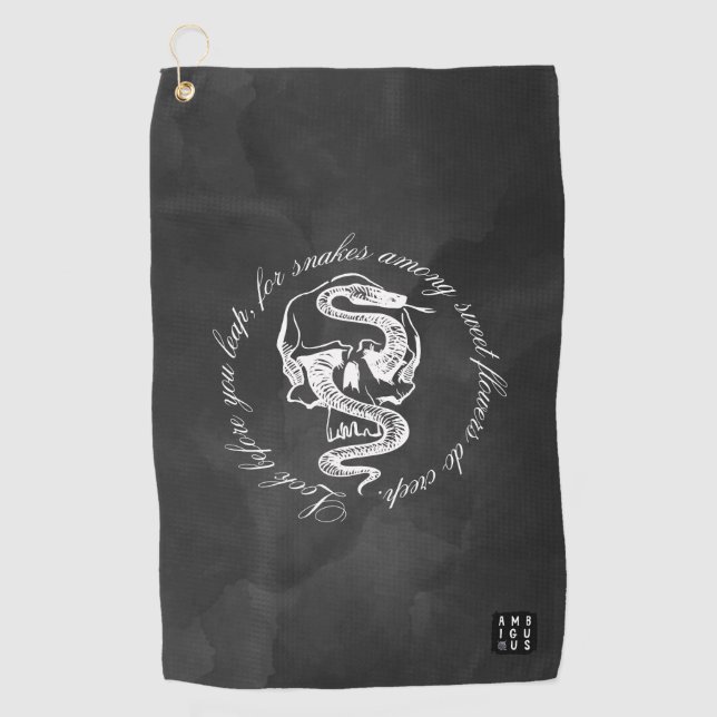 Disc Golf Towel with Bag Clip (Front)