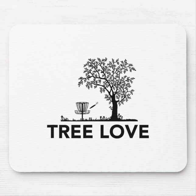 Disc Golf Tree Love  Mouse Pad (Front)