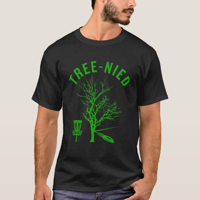 Disc Golf Tree Nied 2 T-Shirt (Front)