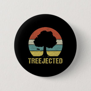 Disc Golf Treejected Design For A Disc-golf Player 6 Cm Round Badge