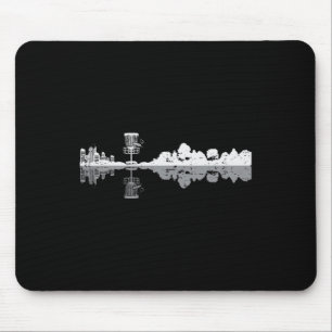 Disc Golf Trees Landscape Frisbee Golfer Frolf Men Mouse Pad