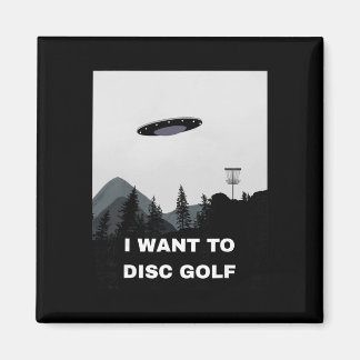 Disc Golf Ufo  Magnet