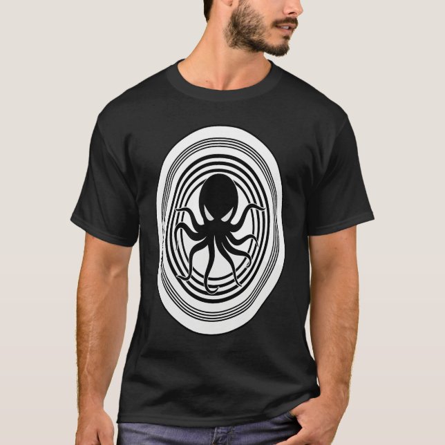 Disc Golf Ultimate Freestyle Kraken Frisbee S T-Shirt (Front)
