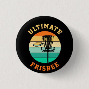 Disc Golf Ultimate Frisbee 3 Cm Round Badge