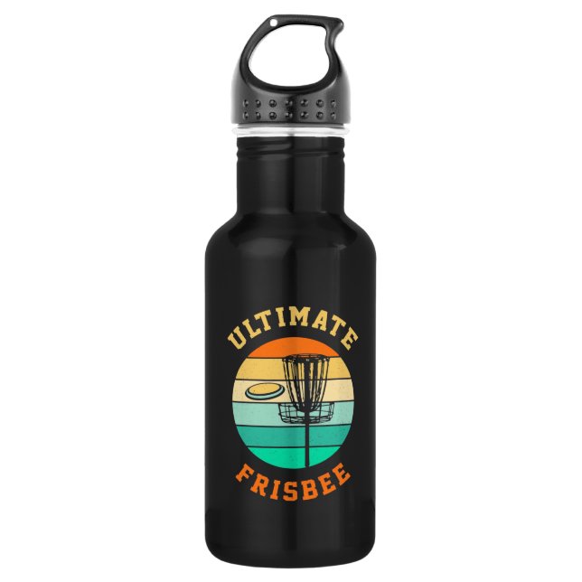 Disc Golf Ultimate Frisbee 532 Ml Water Bottle (Front)