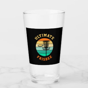 Disc Golf Ultimate Frisbee Glass