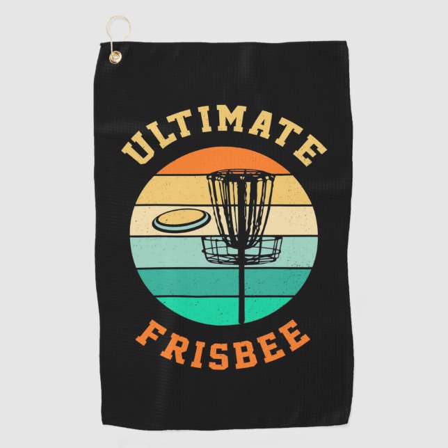 Disc Golf Ultimate Frisbee Golf Towel (Front)