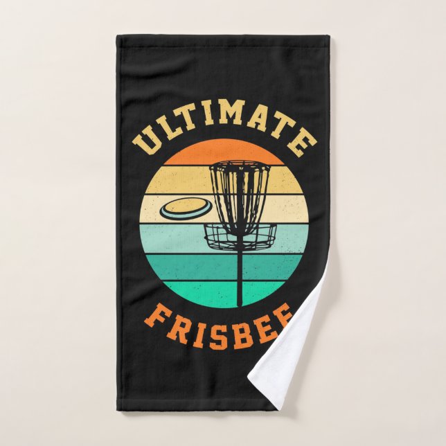Disc Golf Ultimate Frisbee Hand Towel (Hand Towel)