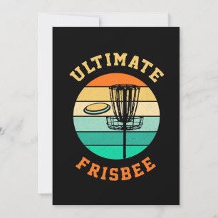 Disc Golf Ultimate Frisbee Invitation