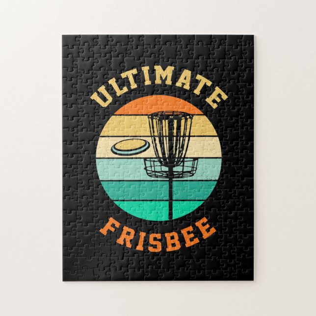 Disc Golf Ultimate Frisbee Jigsaw Puzzle (Vertical)