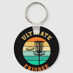 Disc Golf Ultimate Frisbee Key Ring