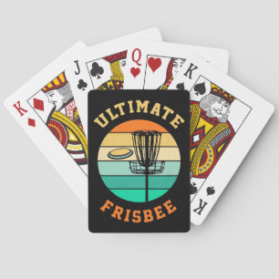 Disc Golf Ultimate Frisbee Playing Cards